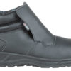 Bota seguridad LAMAR BLACK piel sintética lavable, hidrófuga y transpirable
