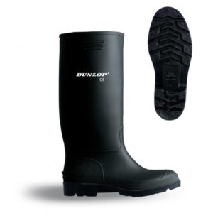 Bota agua caña alta negra