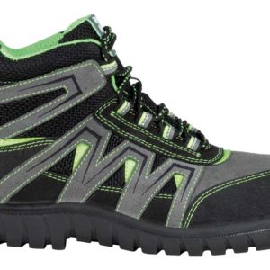 Bota seguridad piel serraje y tejido transpirable mod. LASER GREY S1P SRC