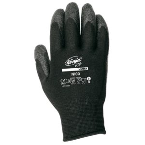 Guante sin costuras de nylon con interior de vulrizo recubierto de PVC en la palma Ninja Ice NI00