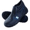 Bota seguridad piel flor puntera y plantilla cierre velcro S1P SRC