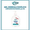 Botella gel hidroalcohólico 400 ml. NEONOB
