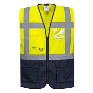 Chaleco alta visibilidad multibolsillo mod. EXECUTIVE con bandas reflectantes (copia)