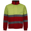 Cazadora acolchada impermeable mangas desmontables alta visibilidad