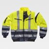 Cazadora piloto acolchada impermeable m/desmontables alta visibilidad