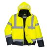 Cazadora acolchada impermeable combinada alta visibilidad S266