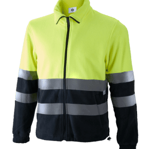 Forro polar alta visibilidad cremallera completa AMARILLO/MARINO MOD.1091C (copia)