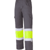Pantalón forrado multibolsillos alta visibilidad
