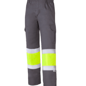 Pantalón forrado multibolsillos alta visibilidad
