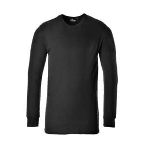 Camiseta térmica manga larga color negro