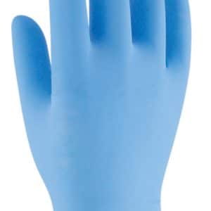 Guante desechable nitrilo empolvado (Caja 100 unidades)