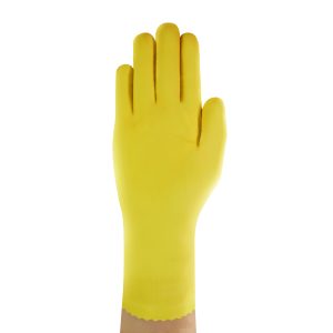 Guante látex natural Universal Plus color amarillo