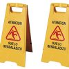 Señal plegable "Suelo resbaladizo"