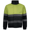 Cazadora acolchada impermeable mangas desmontables alta visibilidad
