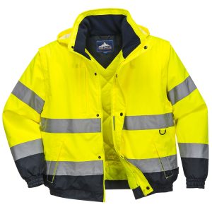 Cazadora acolchada impermeable alta visibilidad  mangas desmontables C468 EN - 2