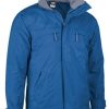 Parka Rip Stop royal interior tafetán y forro polar