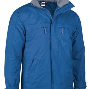 Parka Rip Stop royal interior tafetán y forro polar