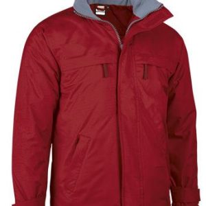 Parka Rip Stop rojo interior tafetán y forro polar