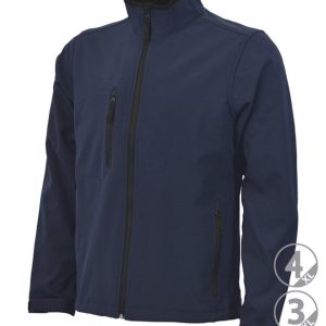 Chaqueta soft Shell azul marino