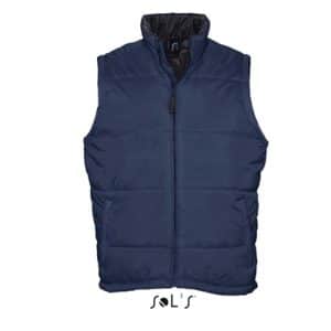 Chaleco acolchado impermeable azul marino