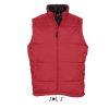 Chaleco acolchado impermeable rojo